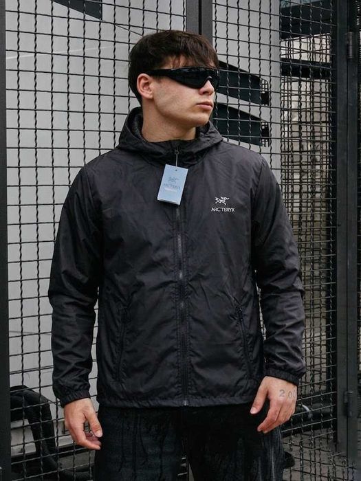 Черные штаны Arcteryx Mini Logo — Спортивні Штани Артерикс — GORETEX