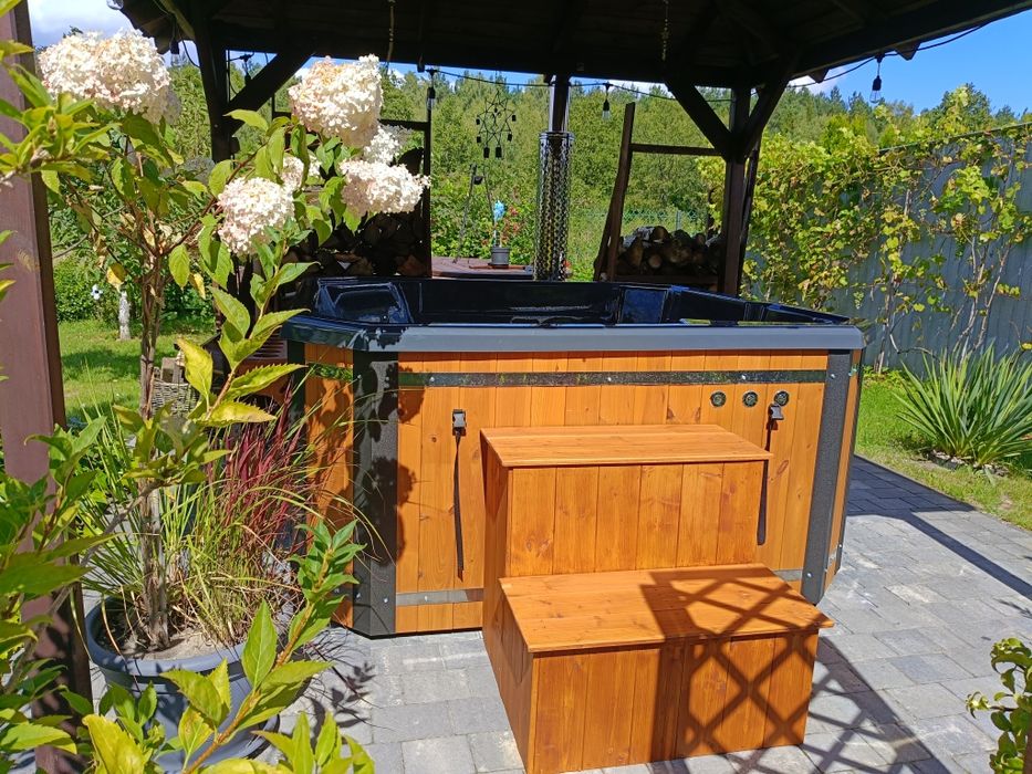 Jacuzzi ogrodowe Balia Ogrodowa z piecem zewnetrznym, raty 0%