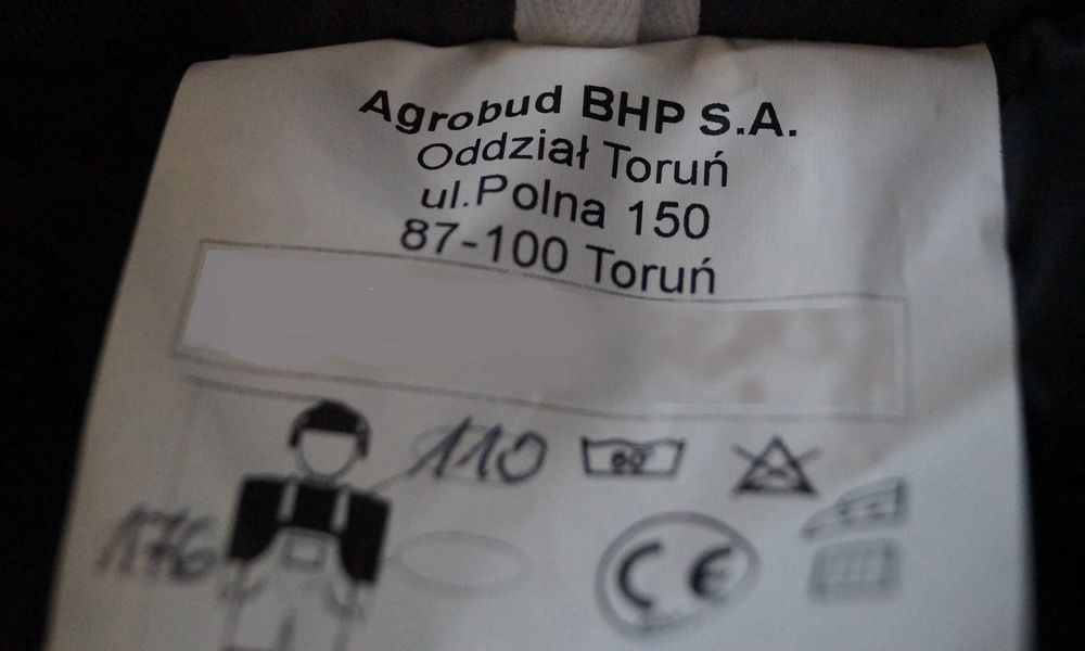 Ubranie ocieplane robocze zimowe 176/120