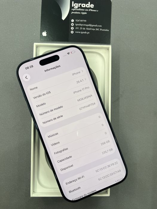 iPhone 17 Pro de 256GB SEMINOVO