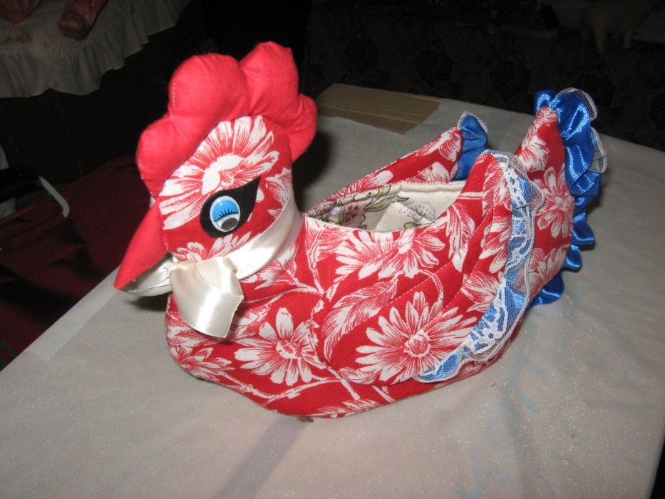 Пасхальная курочка-корзинка. Цена за одну.