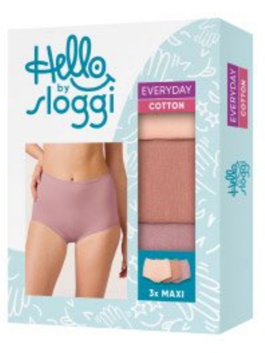 Sloggi everyday cotton 3-pak ,Maxi,wielokolorowe rozm. 40