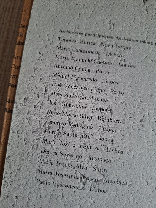 Catálogo Simpósio Int. de Cerâmica Alcobaça em 1987