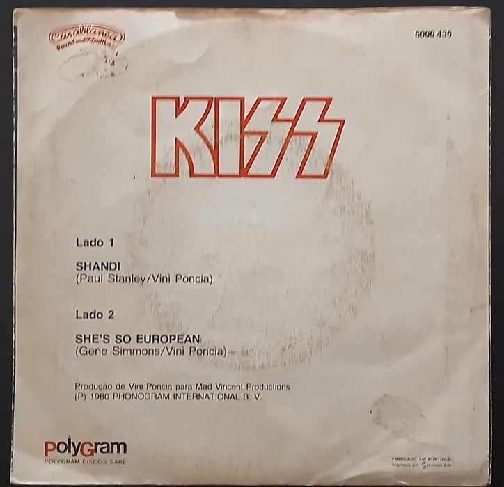 Kiss - Shandi (Vinil 7")