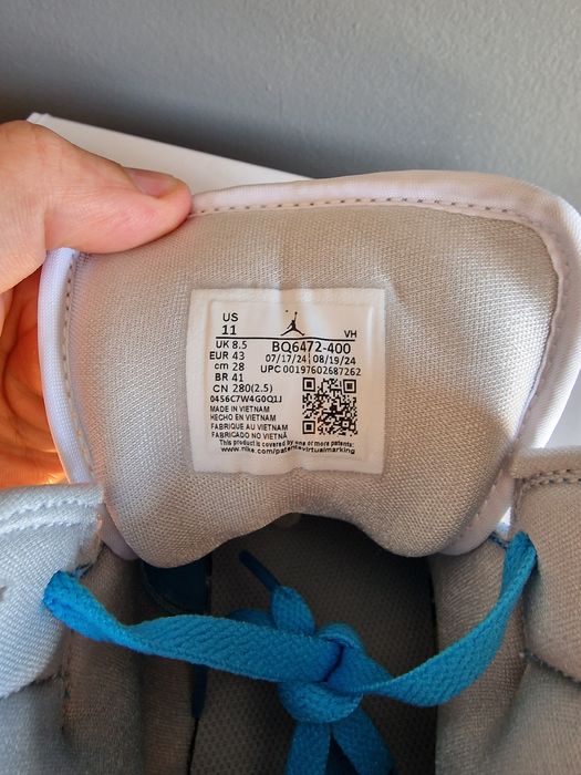 Wmns air jordan 1 mid/azul ciano - eur 43