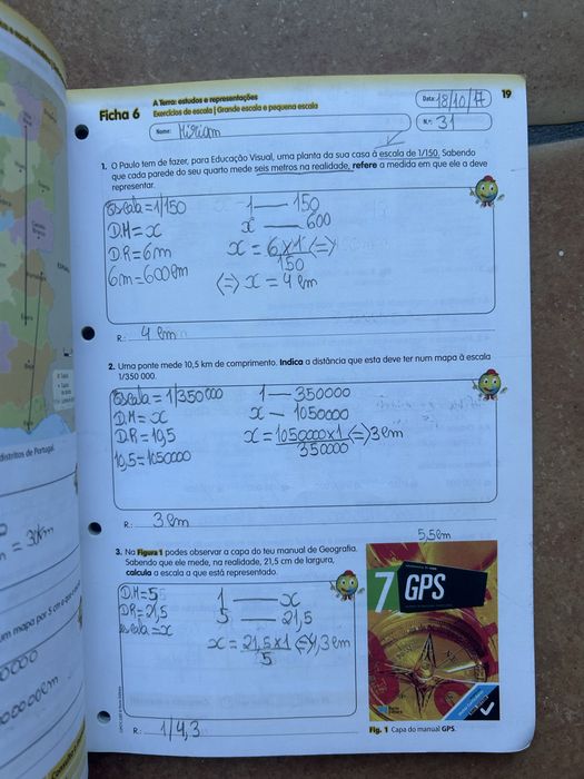 Caderno de atividades Geografia 7