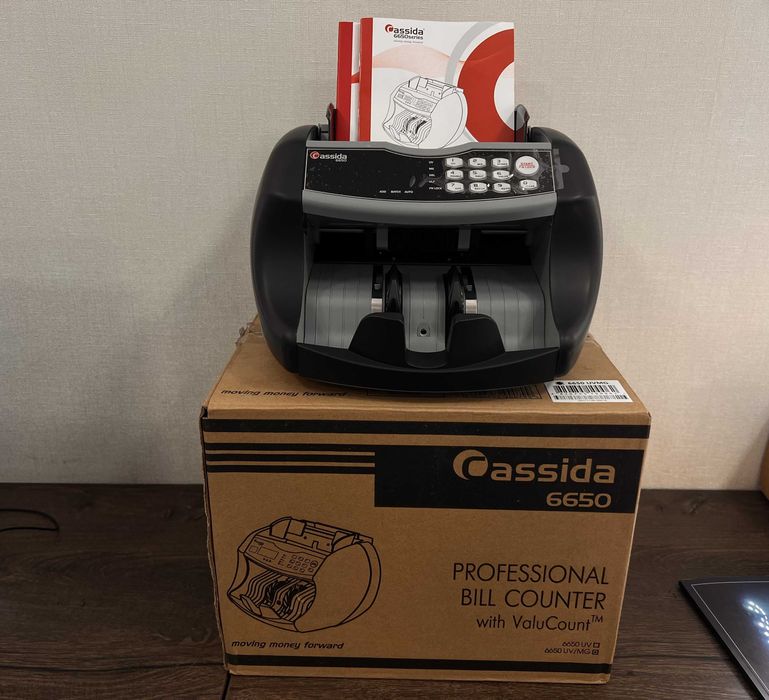 НОВІ лічильники банкнот CASSIDA 6650 (нові та б/у)