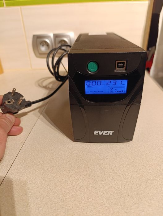 Zasilacz awaryjny ups EASYLINE 650 AVR USB do komputera kamer kotła co