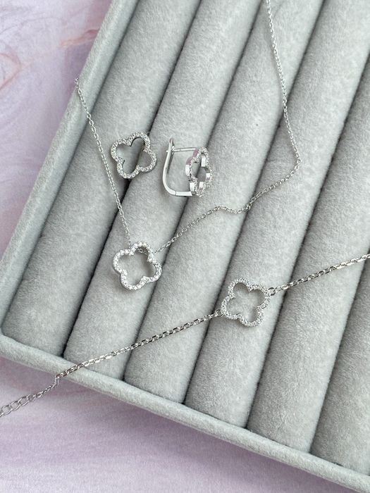 Набір Клевер в камінчиках