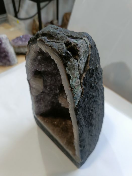 Naturalny kamień Ametyst geoda Wielki okaz