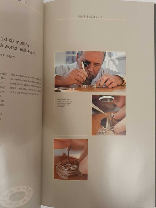 A. Lange & Sohne Saxonia - Catálogo / Livro de Relógios Premium - 2007