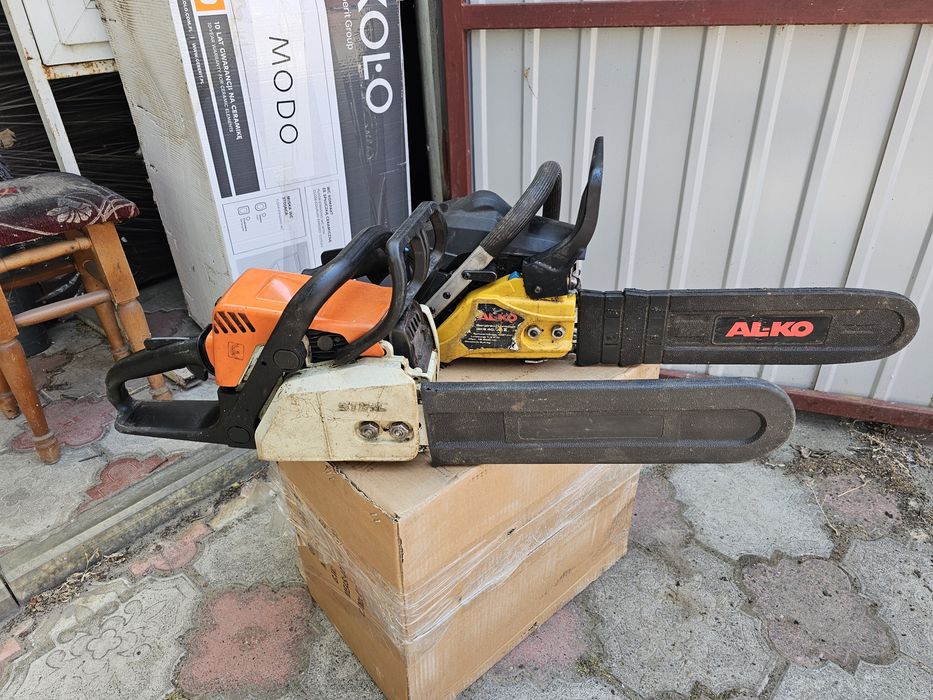 Бензопили STIHL MS180 та ALKO SKS 40