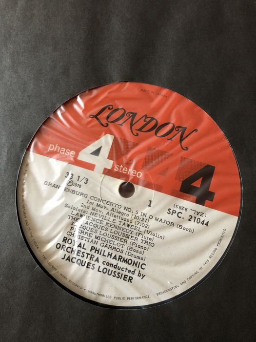 Пластинка The Jacgues Loussier Trio