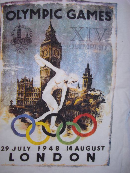 футболка Олимпійс ігри 1948 Лондон Музей Олімп ігор р.44