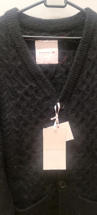 Kardigan męski marki H&M Simone Rocha z wełny  Alpaki
