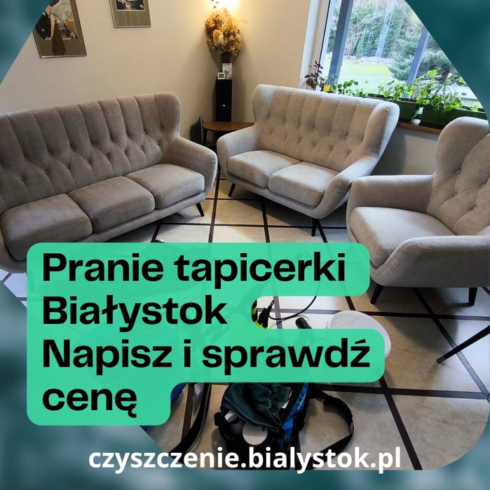 Pranie tapicerki meblowej, kanapy, dywanów ,karcher wynajem