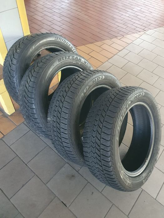 Opony zimowe - komplet,  Bridgestone + Dębica 205/55R16