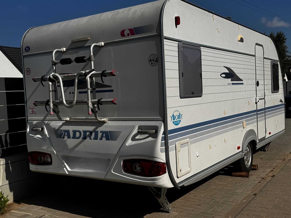 przyczepa campingowa ADRIA adora 512up 2 duże łóżka z przedsionkiem