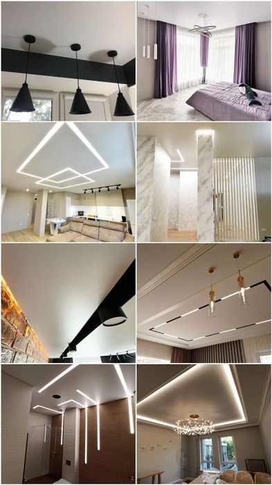 Натяжні стелі. Від виробника. Натяжний потолок. Натяжные.