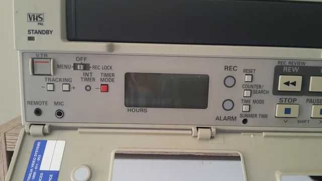 Panasonic Time Lapse VHS PAL 240V: AG6124 (Novo)