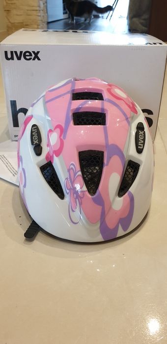Kask rowerowy dziewczynka r 46-52 uvex