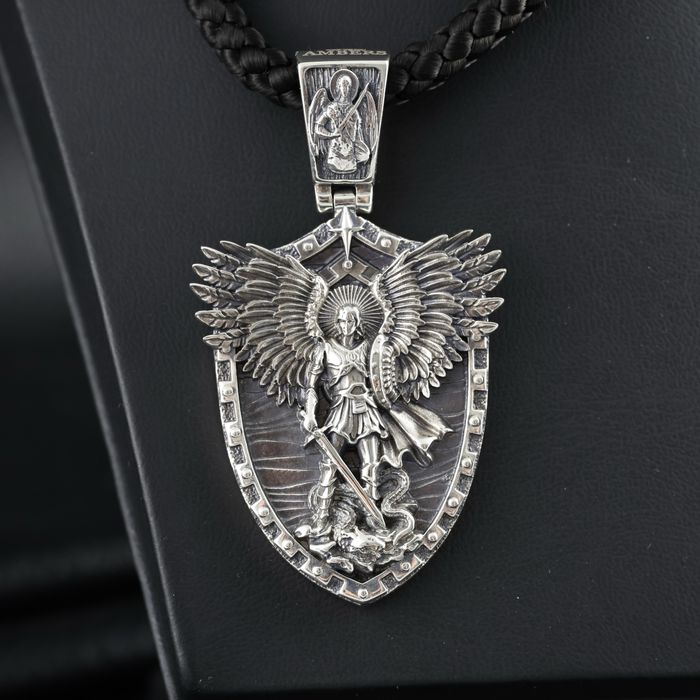 Срібна підвіска АРХАНГЕЛ МИХАЇЛ 33 грама