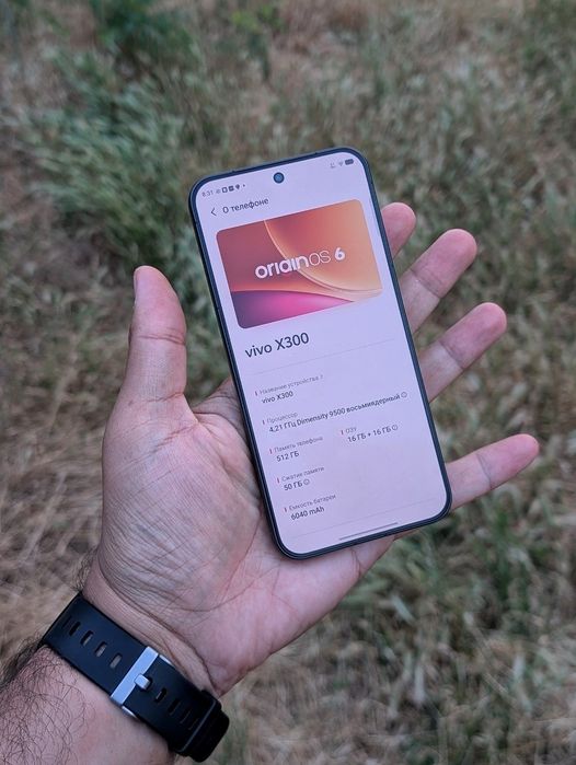 Vivo x300 (16/512 6040 mAh глобальная версия 2 физ сим +есим   компактный флагман камерафон)