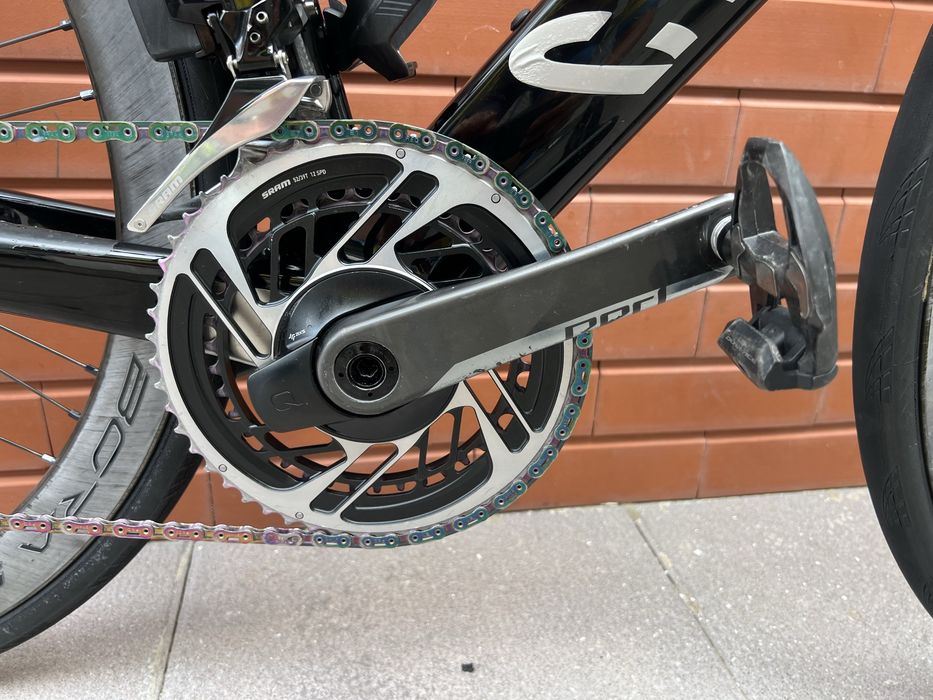 Pedaleiro Sram Red AXS 52/39 com potencia