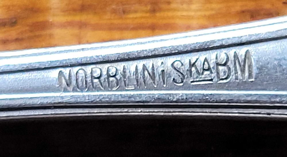 Stare przedwojenne łyżeczki do mokki Norblin Warszawa