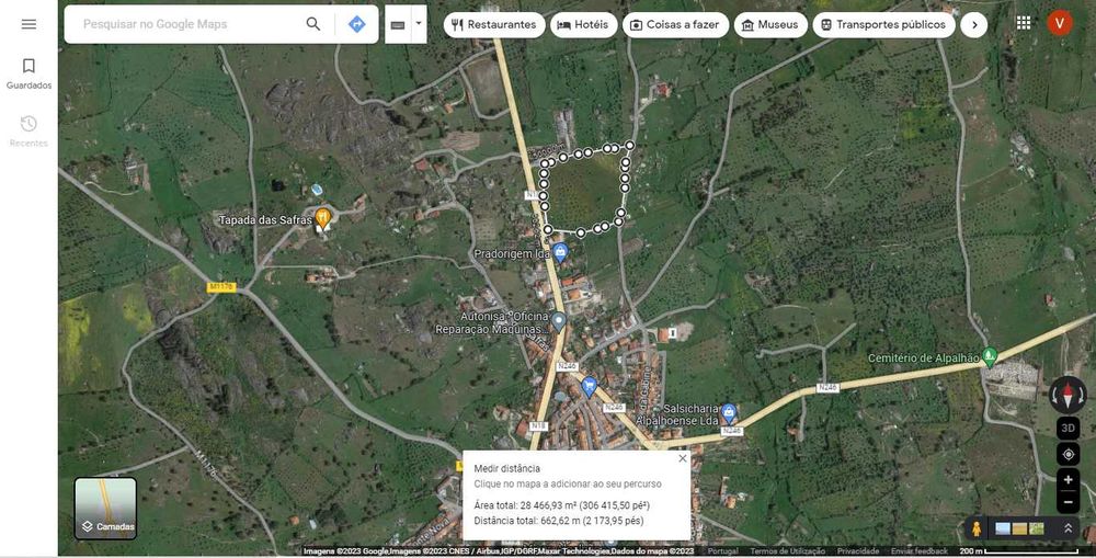 Terreno 3 ha na saída para Nisa 4500 m2 urbanizável