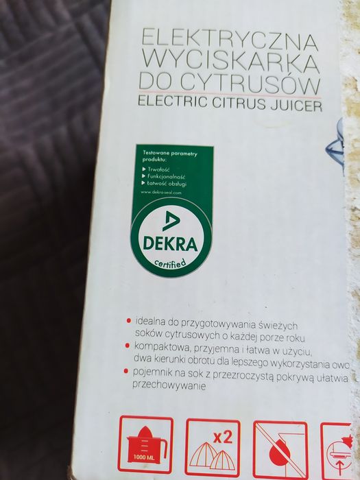 Elektryczna Wyciskarka cytrusów Hoffen