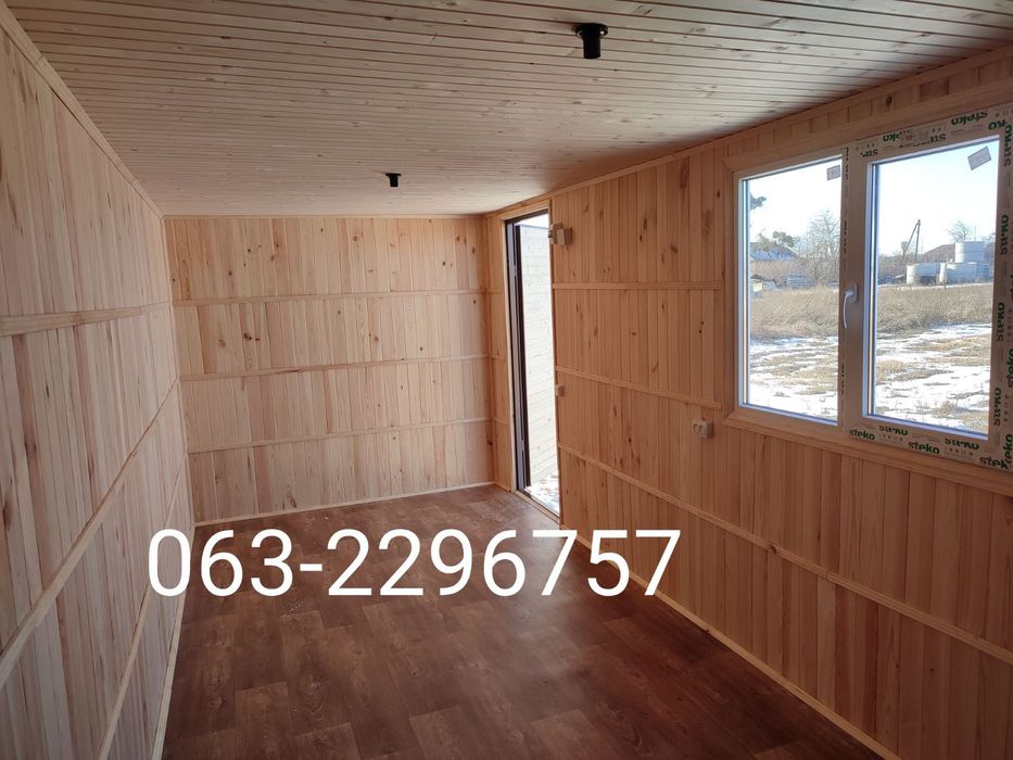 Вагончики, побутівки, дачні будиночки, пости охорони.