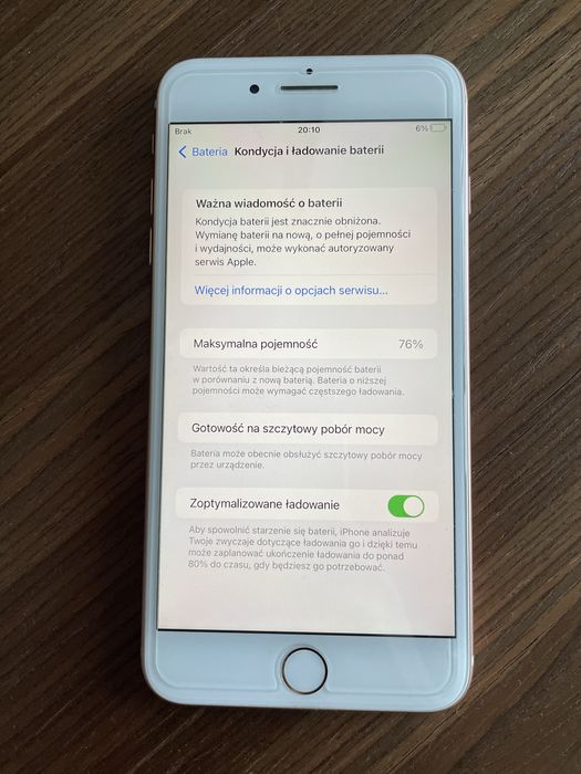 Iphone 8 plus 64 Gb - bardzo dobry stan