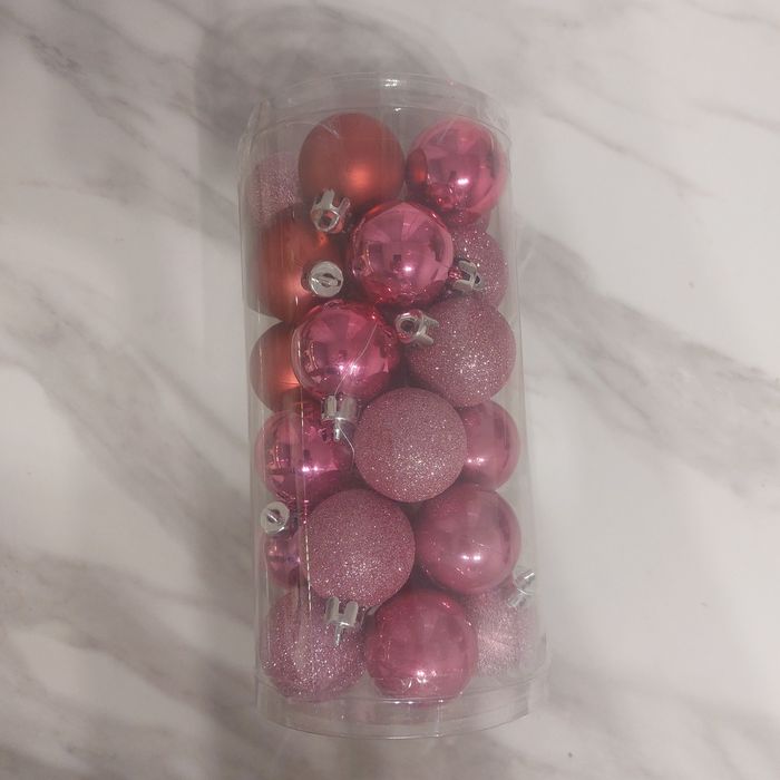 Bańki na choinke plastikowe 30 szt