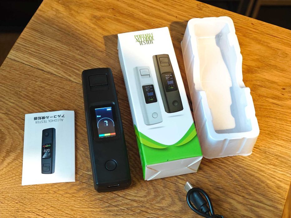 Alkomat Bezustnikowy Profesjonalny Precyzyjny LCD Jak Policyjny Cyfrow