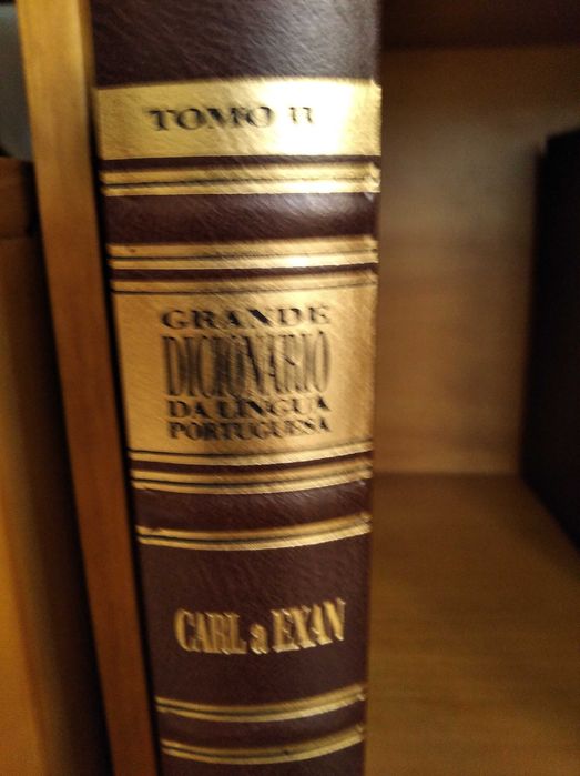Coleção de 6 volumes de dicionários portugueses