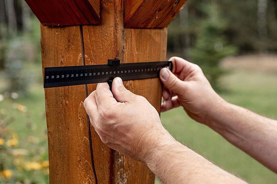 Linijka, Liniał, Maiara Ogranicznik Regulowany Stalowy Rysik Traserski