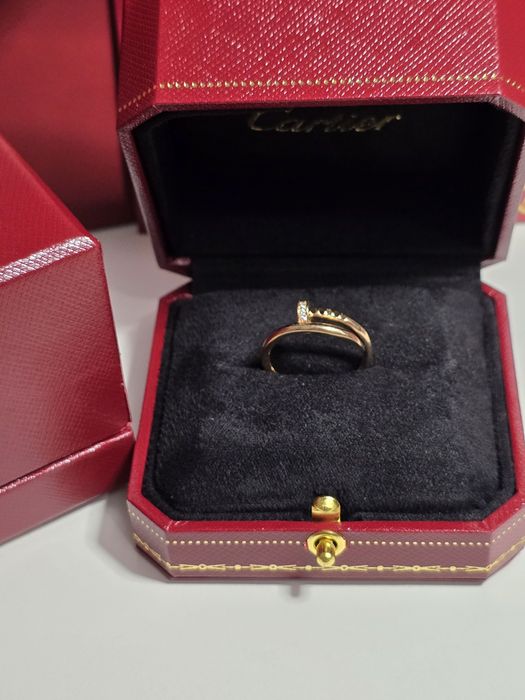 Гвіздок, золотf каблучка з діамантами Cartier