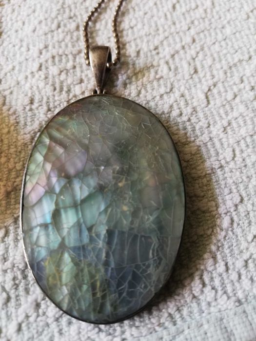 srebrny komplet z mvszla abalone