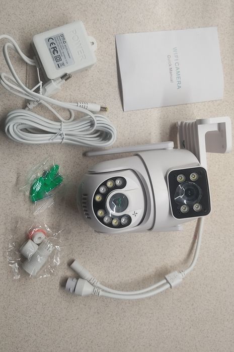 3 Камери відеонагляду 8mp (4+4) ICSee WiFi ptz відеоспостереження IMOU