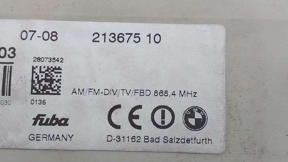 Amplificador de antena BMW X6 (E71, E72)