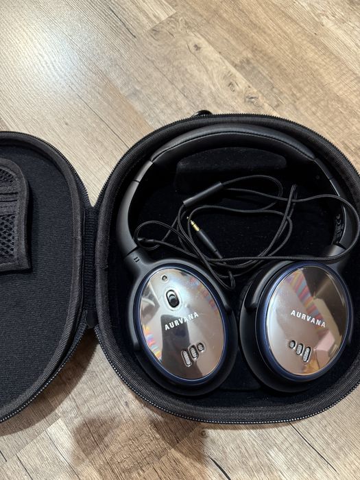 nieużywane słuchawki nauszne aurvana