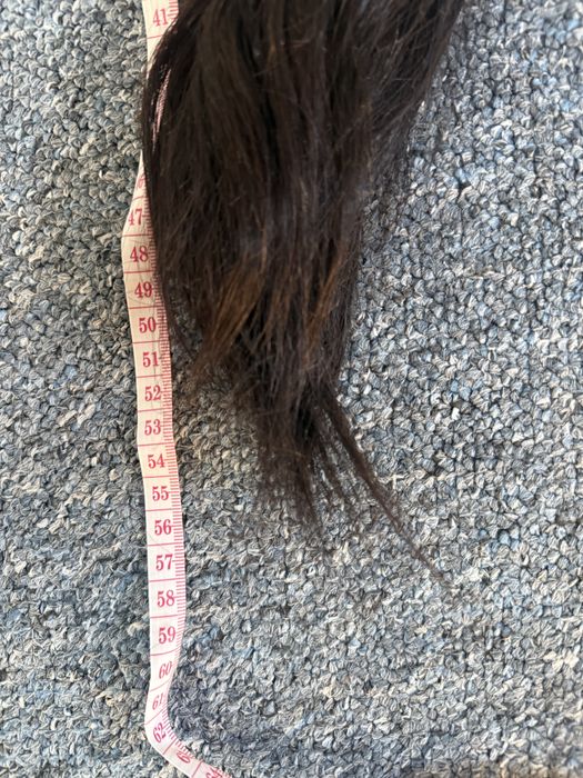 Naturalne wlosy na sprzedaz ,ciemny braz 150g