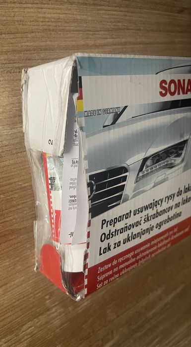 Preparat usuwający rysy do lakieru Sonax