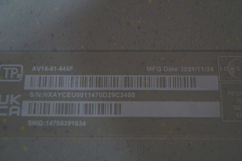 ГАРАНТІЯ Acer Vero (IPS/Core i5-1155G7/RAM 8ГБ DDR4/SSD 512ГБ)TVOYO