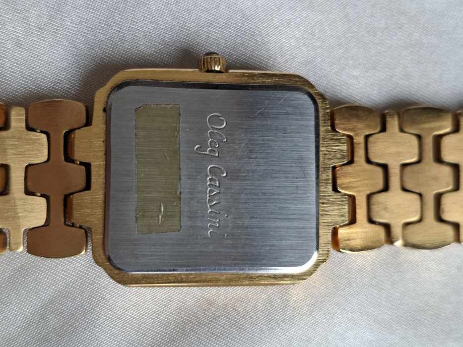 Złoty zegarek Oleg Cassini Swiss Quartz