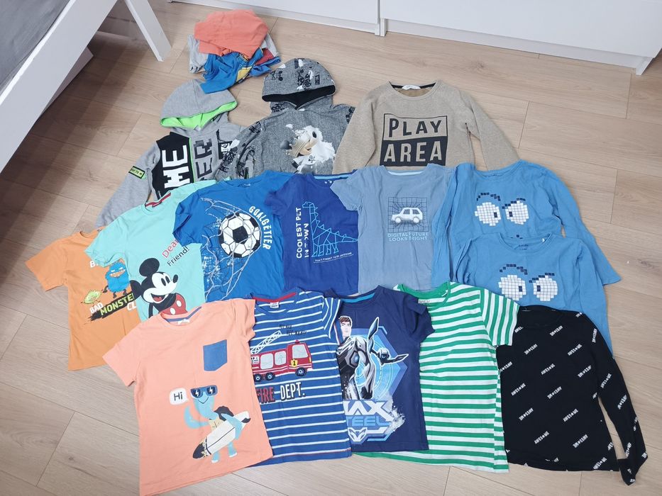 Paczka ubrań r. 122