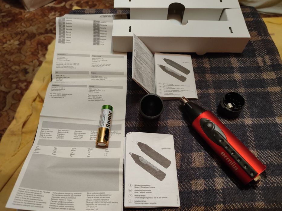 Триммер ermila для ушей и носа