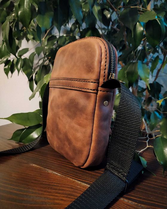 Torba skórzana ręcznie robiona męska torba