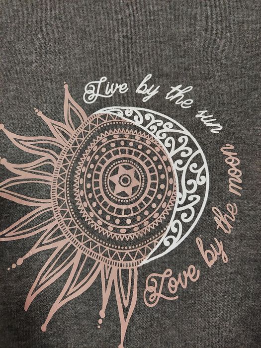 Bluza roz.S  Live by the sun Love by the moon